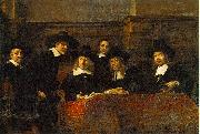 REMBRANDT Harmenszoon van Rijn The Syndics of the Clothmakers Guild, oil painting